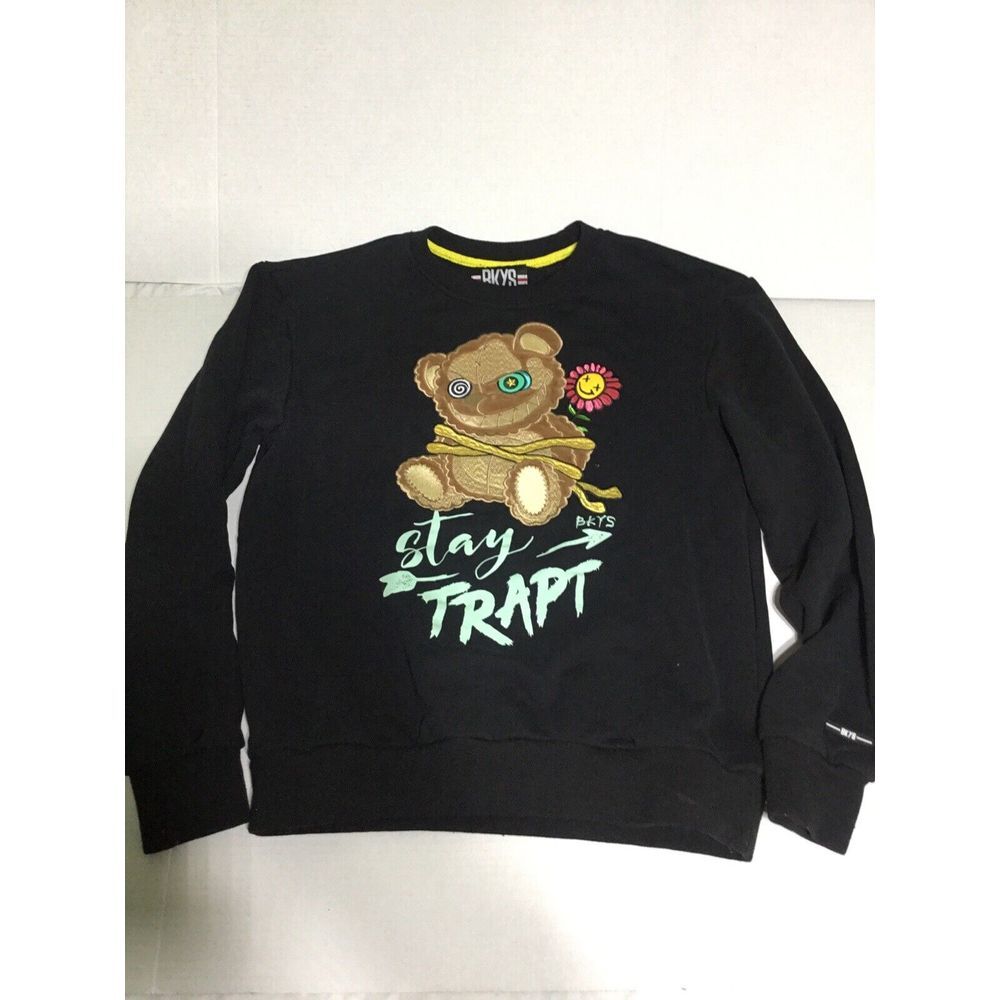 BKYS Stay Trapt Bear Sweatshirt Size Medium